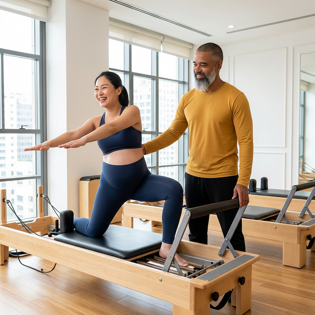 Dr. Jansen treinando gestante