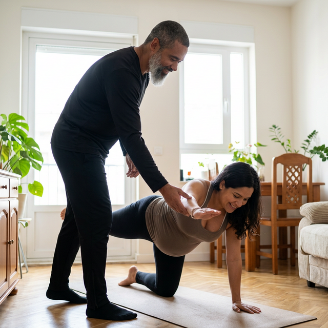 Exercício para reabilitação do Core pós-parto
