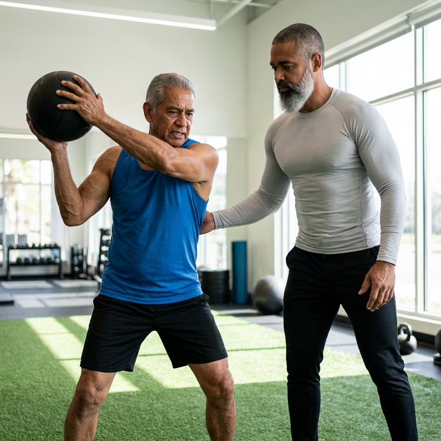 Treino funcional de força para idosos